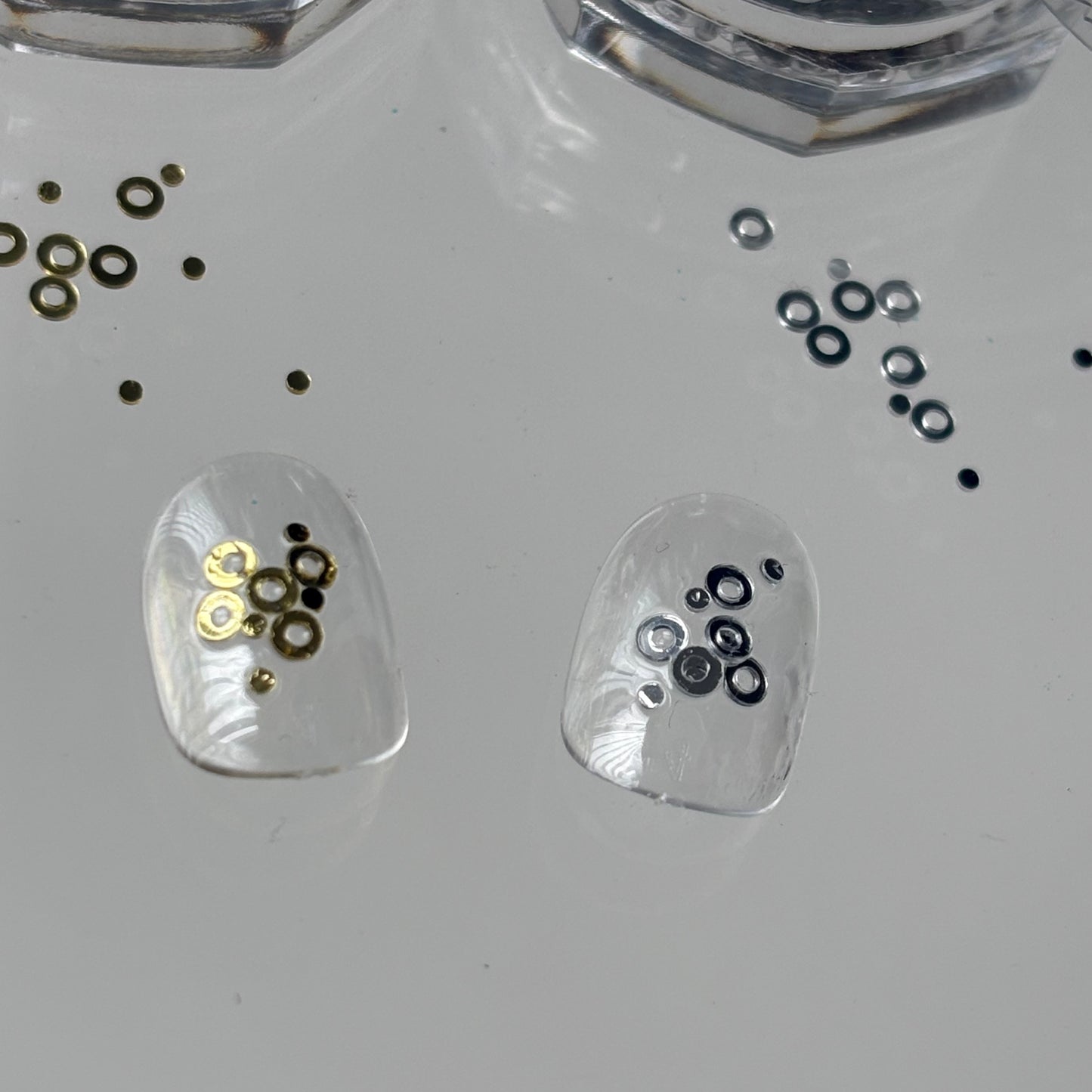 【即納品】	dot ring hologram 2SET LVSN1328D