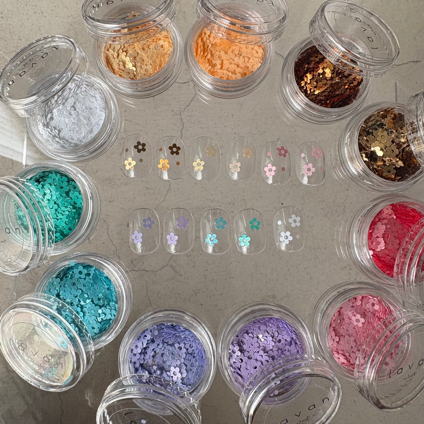 【即納品】	flower hologram 11set  LVSN1308F ホログラム