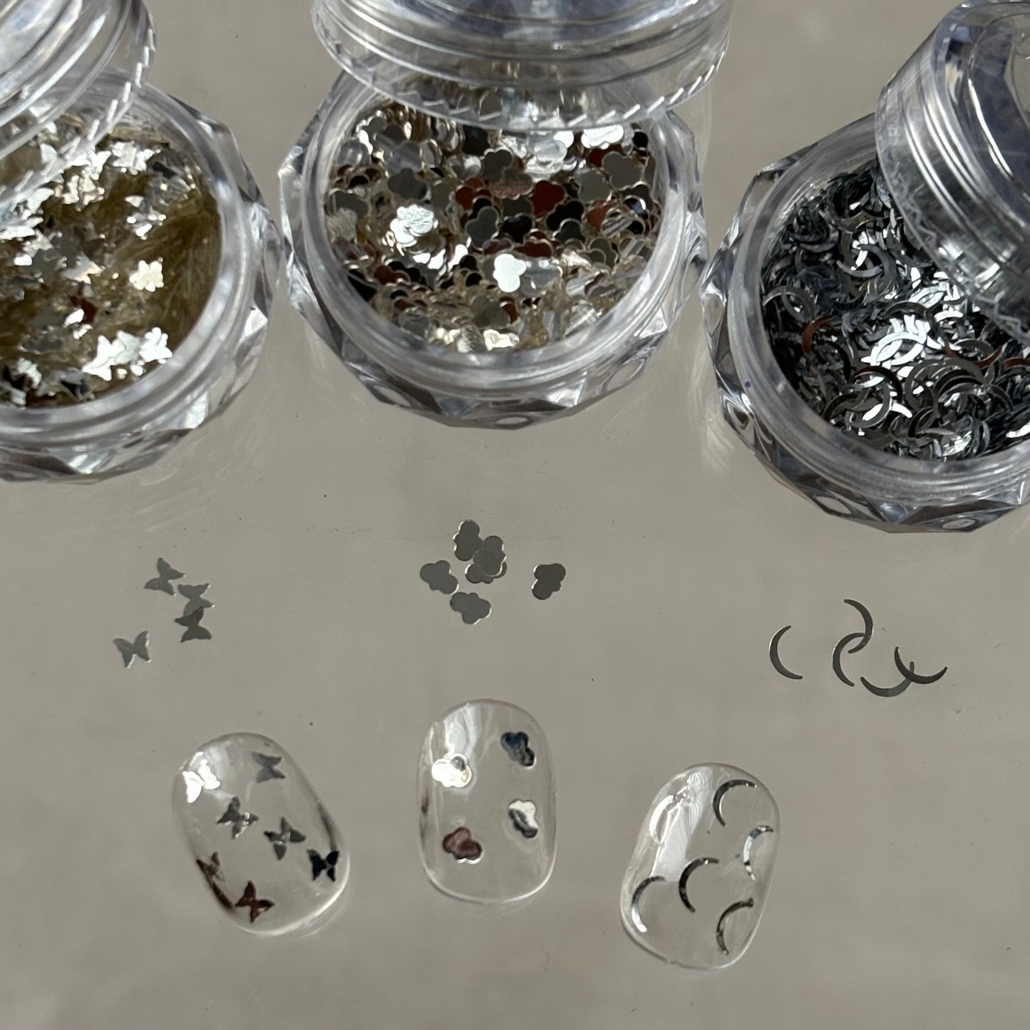 【即納品】	 [Holiday SET] motif hologram &tip stand    LVSN1332G