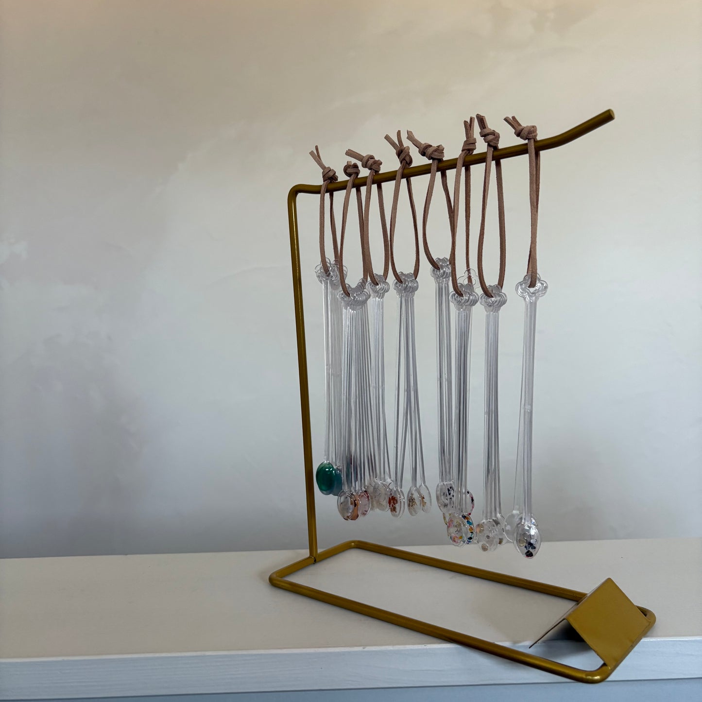 【即納品】	sample tip holder set candy stick カラーチャート  100個 紐付き  LVS280S