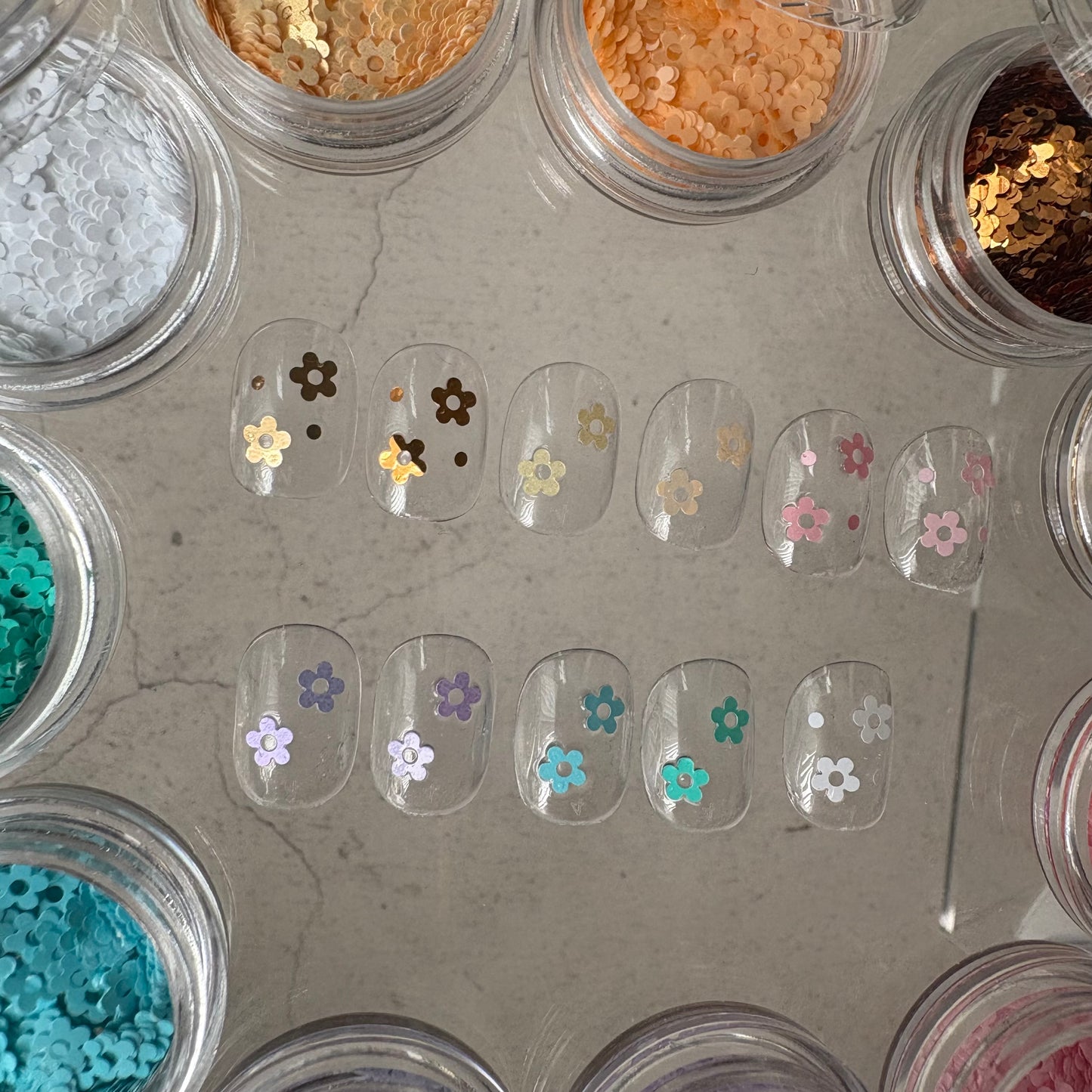 【即納品】	flower hologram 11set  LVSN1308F ホログラム