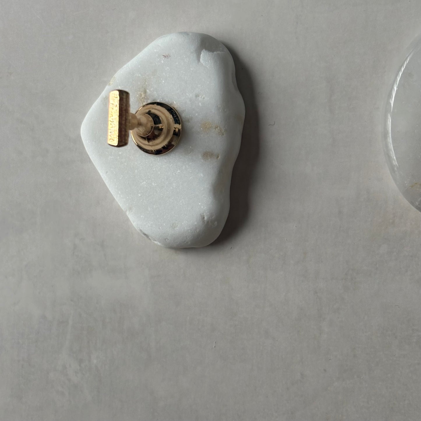 【即納品】	12 smoke stone  flat tip stand original  チップスタンド 天然石 LVS260S