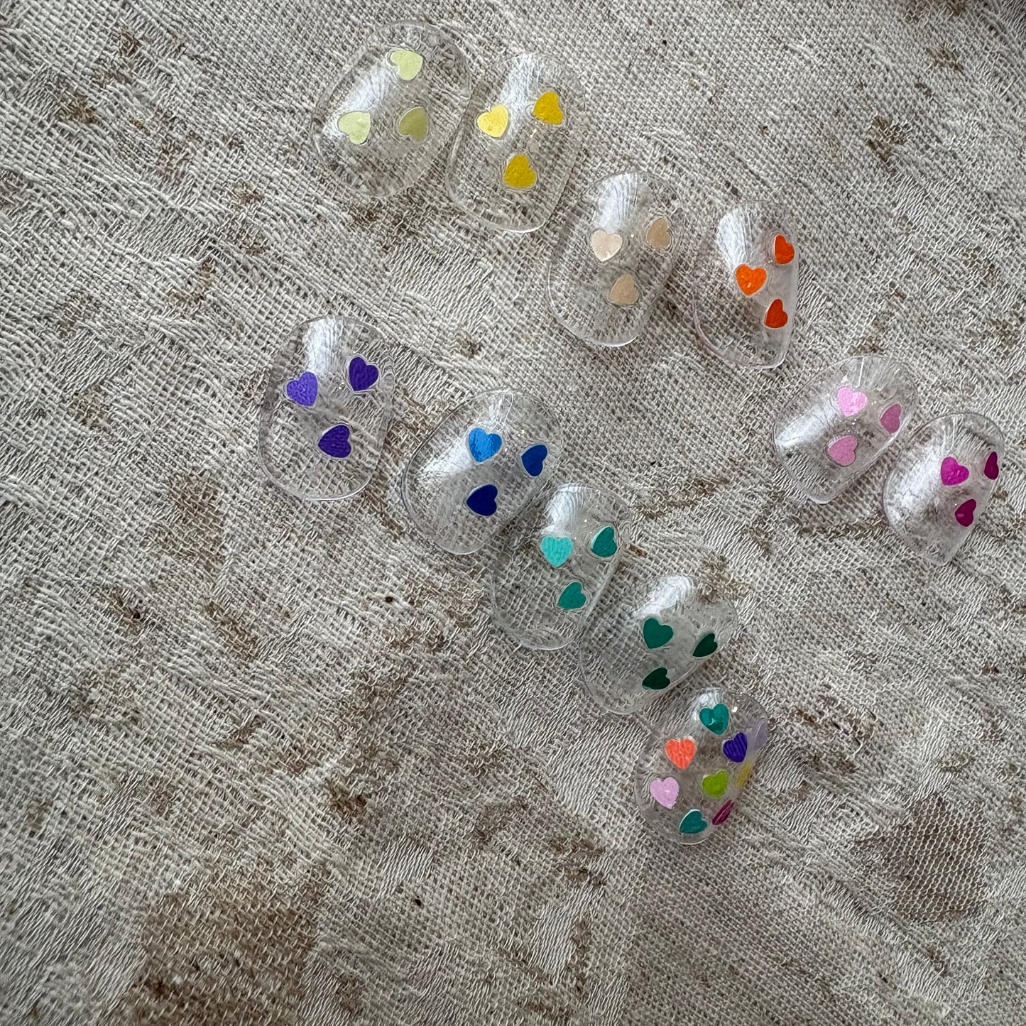 【即納品】	heart hologram 11set   LVSN1308H ホログラム