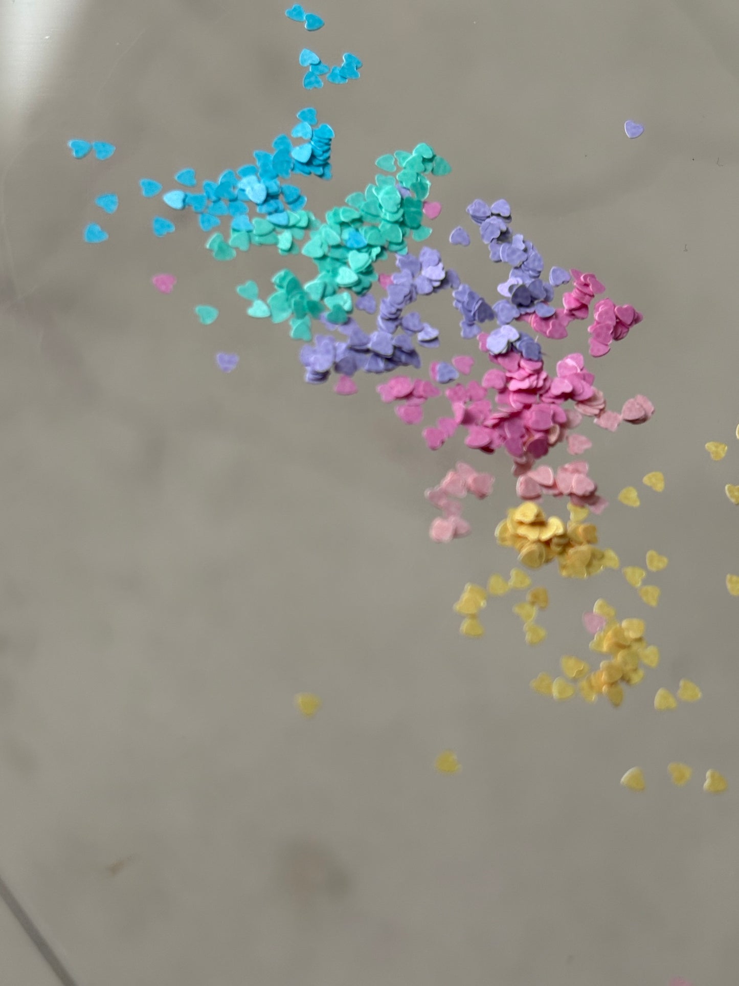 【即納品】	pastel small heart 6SET LVSN1294H6P ホログラム