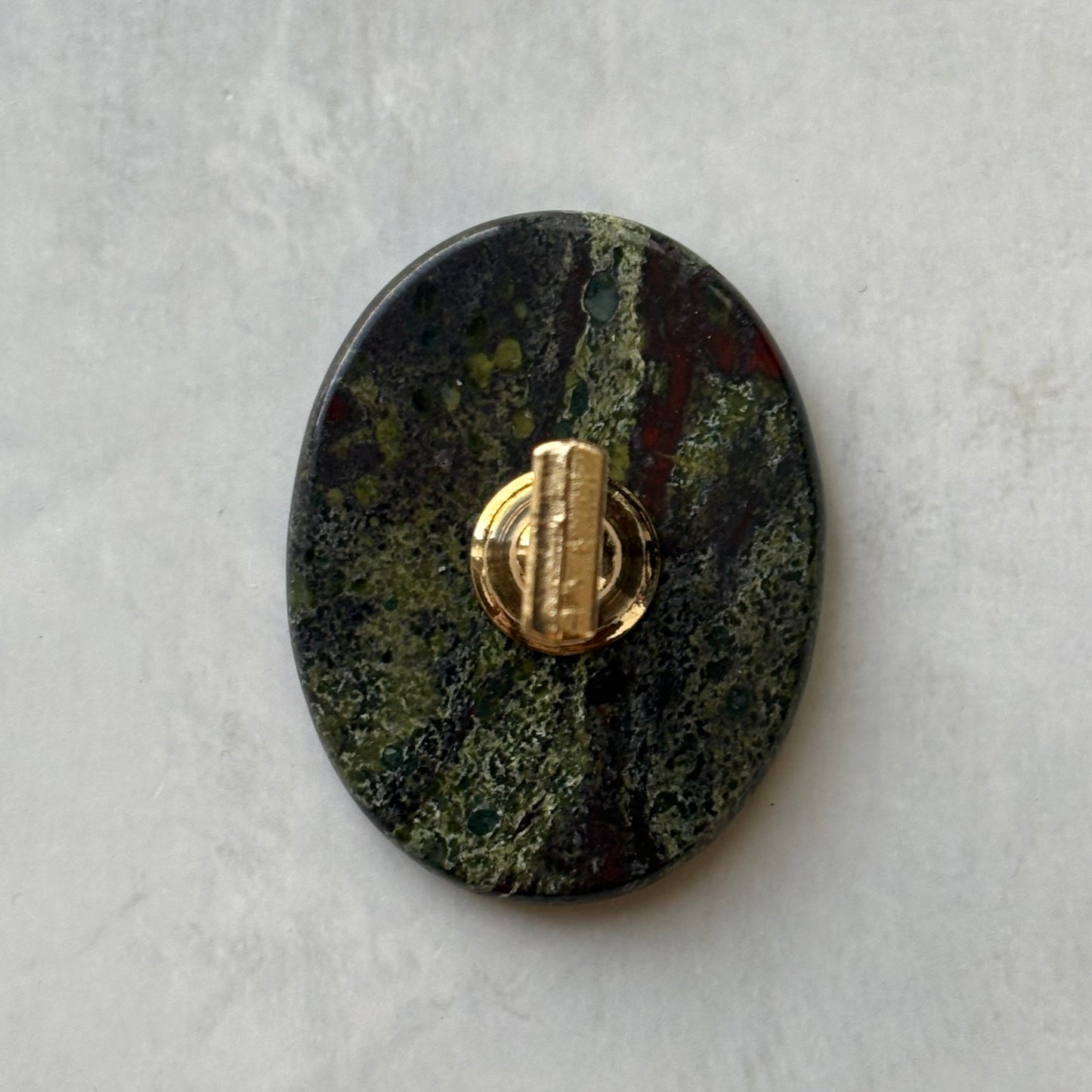 【即納品】	32 D blood stone  flat tip stand original  LVS258D	 天然石