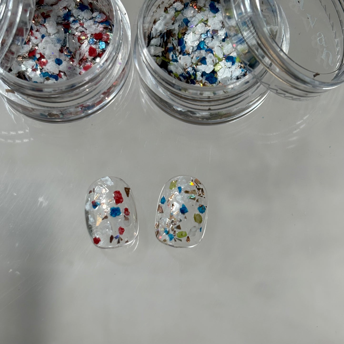 【即納品】	flakes glitter B 2SET 1291SET2B