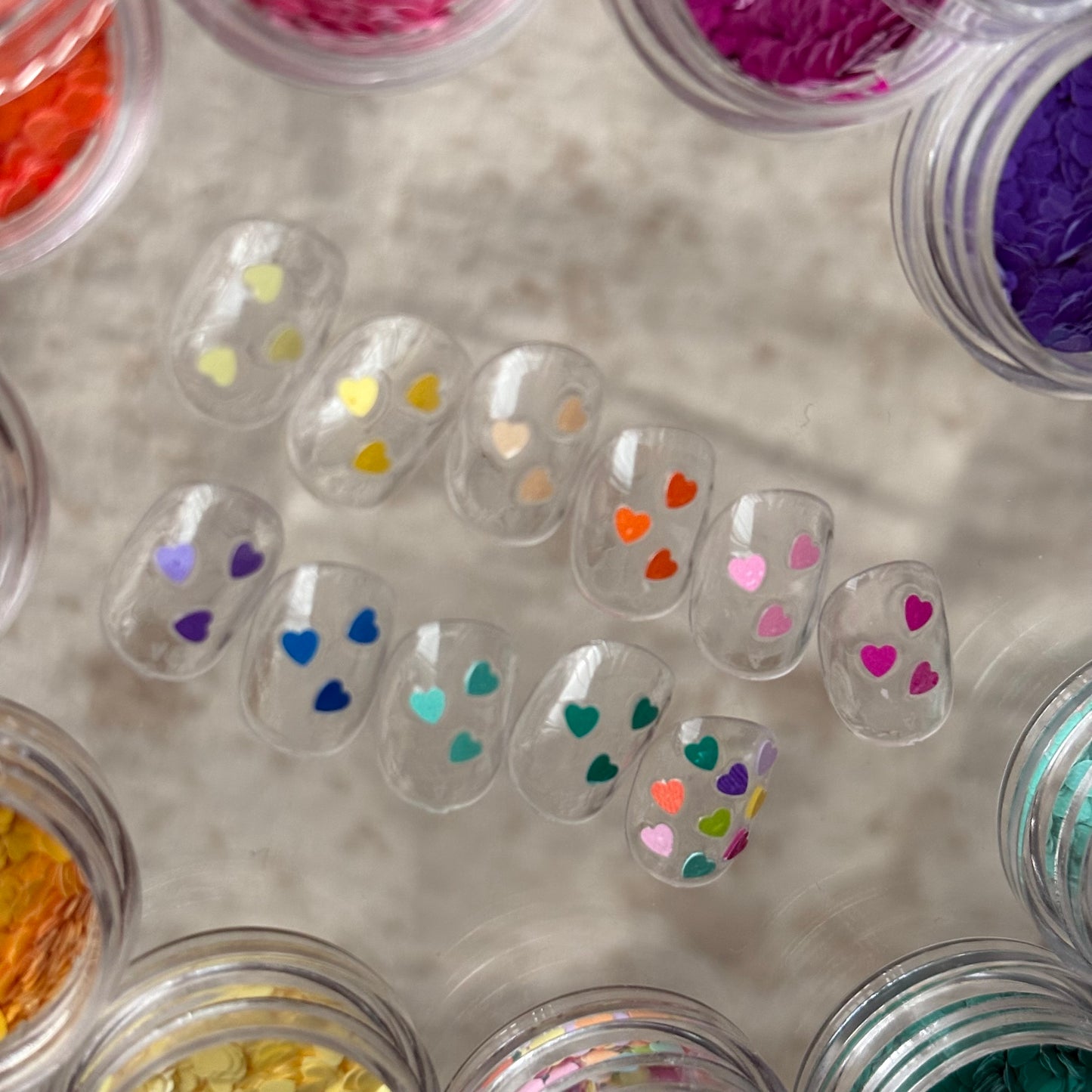 【即納品】	heart hologram 11set   LVSN1308H ホログラム