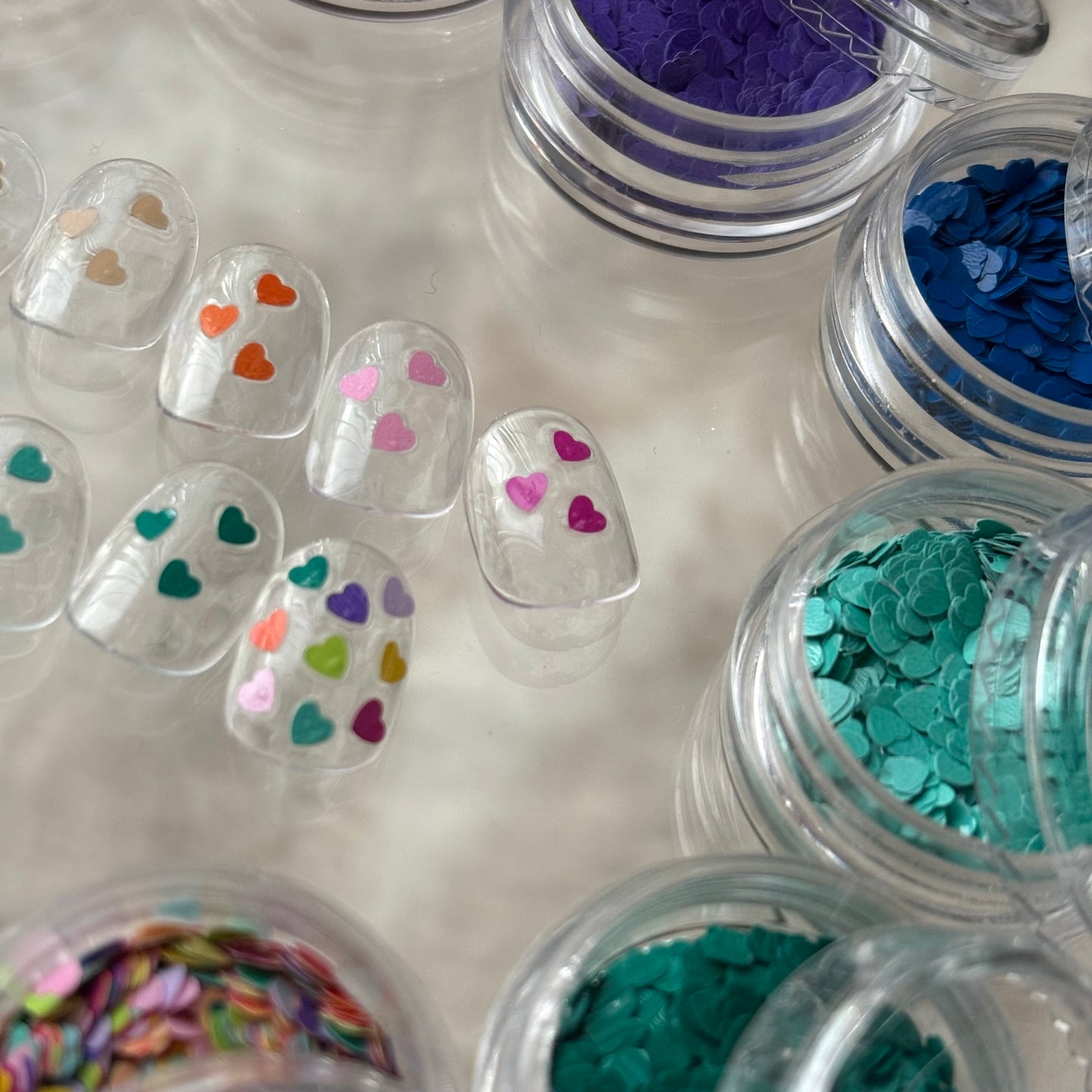 【即納品】	heart hologram 11set   LVSN1308H ホログラム