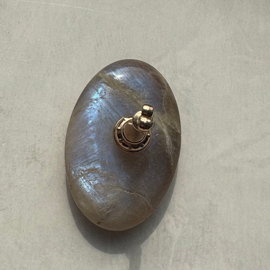 【即納品】 518 磁石無し moon stone tip stand  チップスタンド 天然石