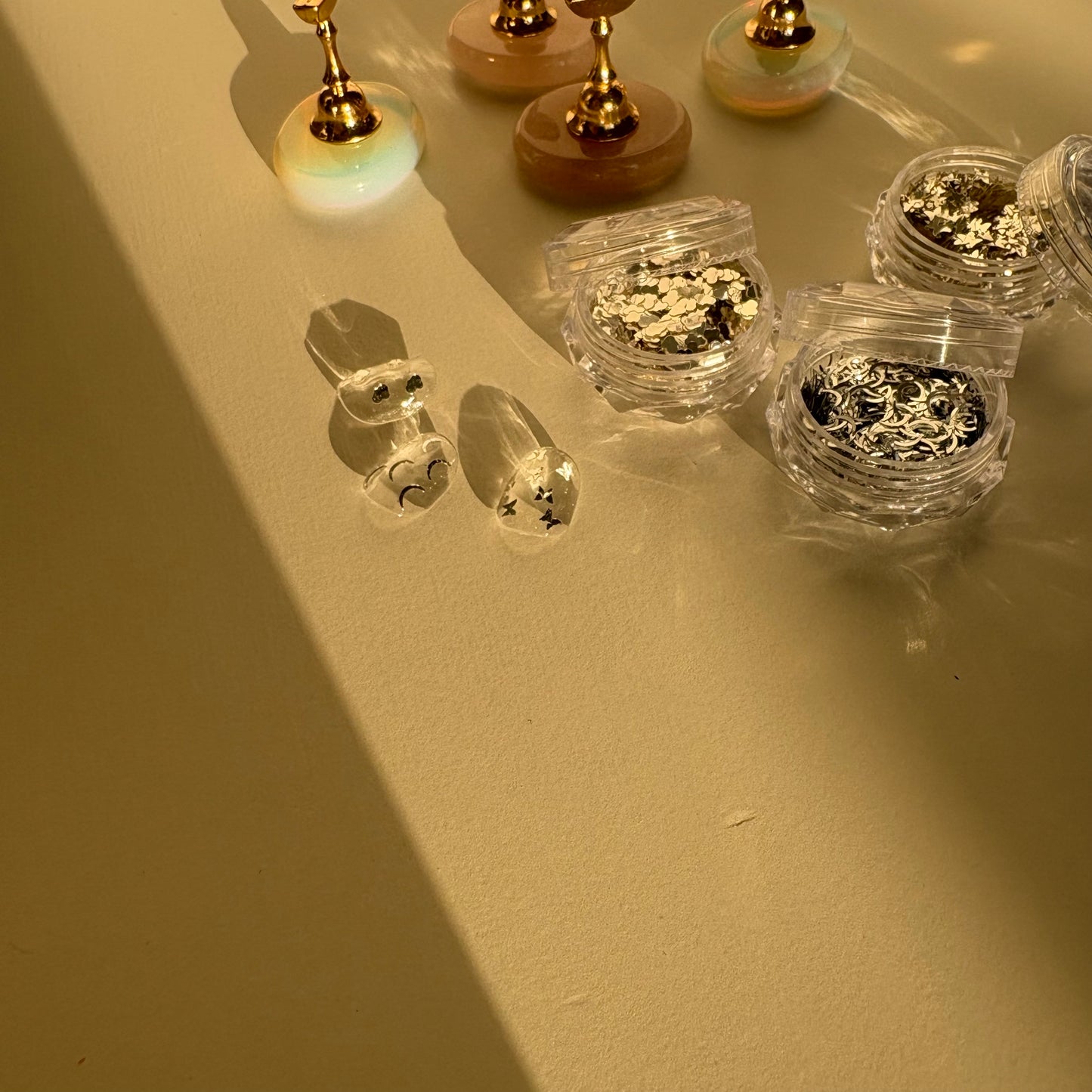 【即納品】	 [Holiday SET] motif hologram &tip stand    LVSN1332G