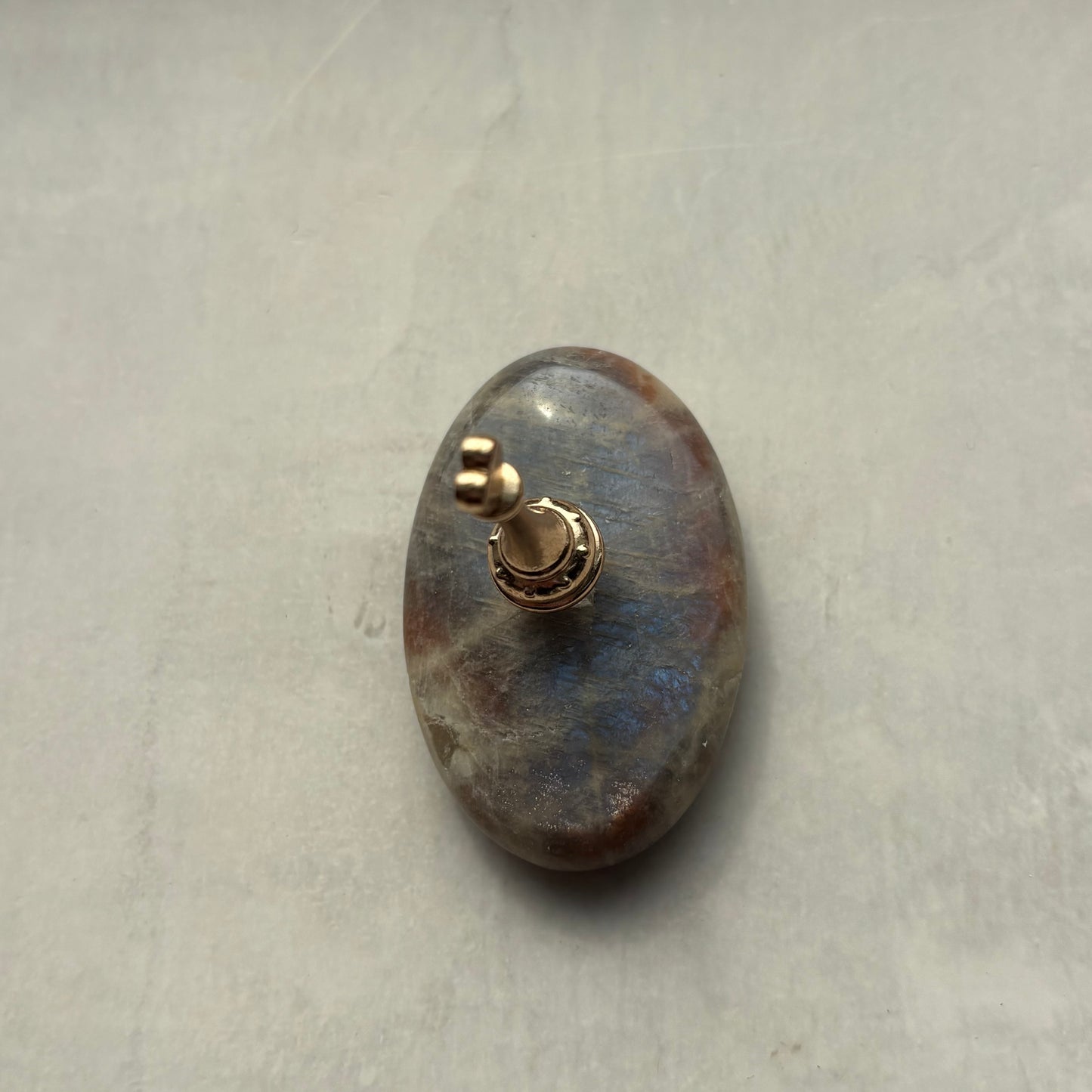 【即納品】 506 磁石無し moon stone tip stand  チップスタンド 天然石