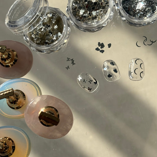 【即納品】	 [Holiday SET] motif hologram &tip stand    LVSN1332G