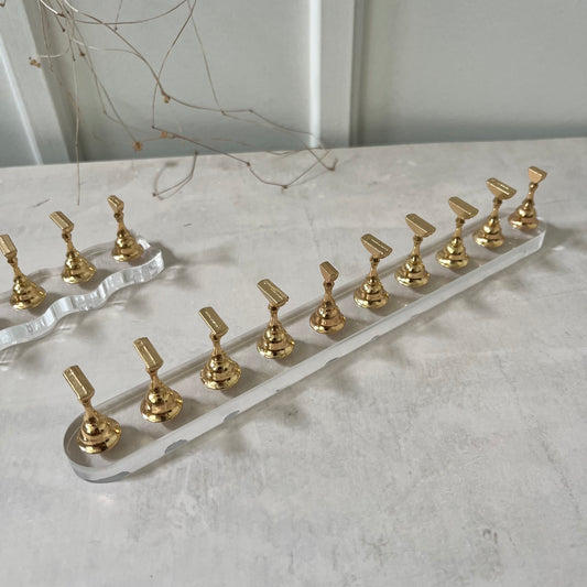 【即納品】	curve  10 clear tip stand LVS251C10	 ( ネイル プライベートサロン サロン サロン小物)