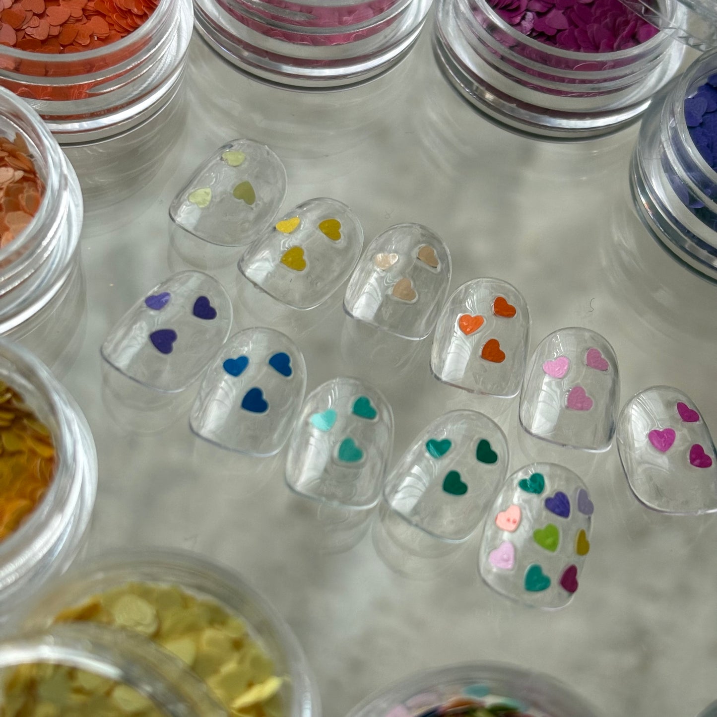 【即納品】	heart hologram 11set   LVSN1308H ホログラム