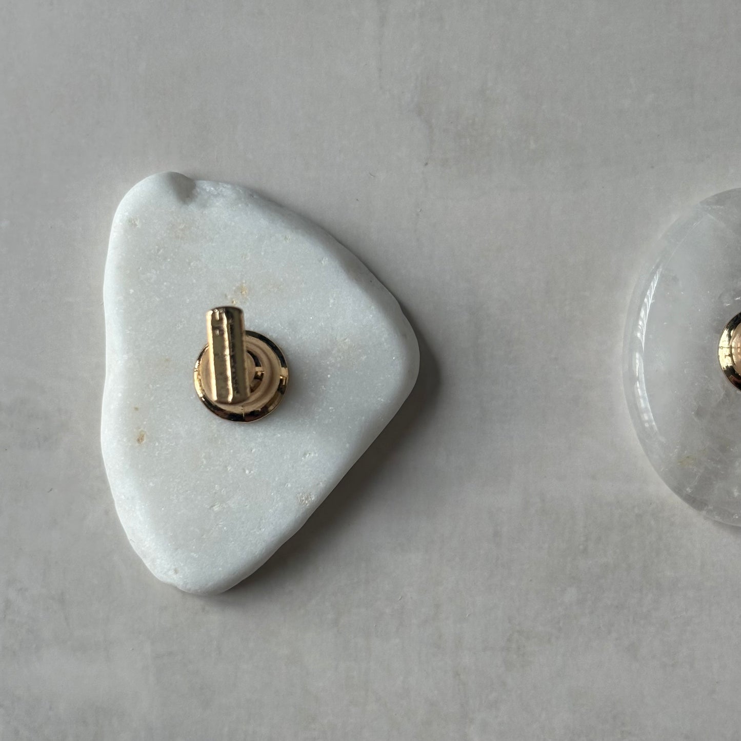 【即納品】	3 smoke stone  flat tip stand original  チップスタンド 天然石