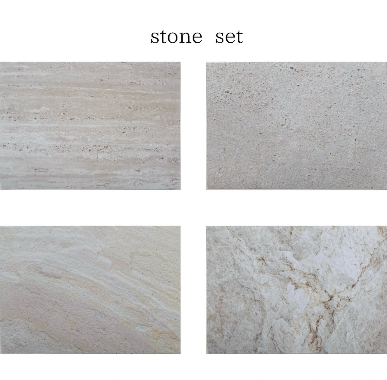 [即納品]stone set(B)  A4size photogenic sheet 4set　LVS122B