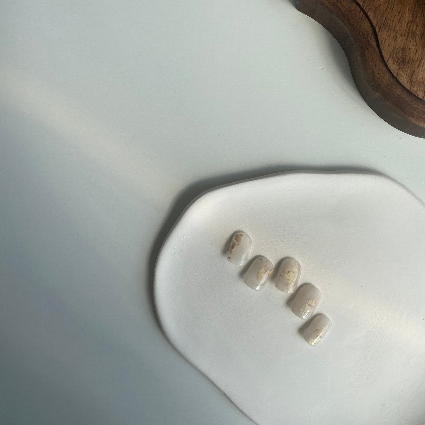 [Ready to ship] Outlet nuance mat tray White mat LVS781MNO