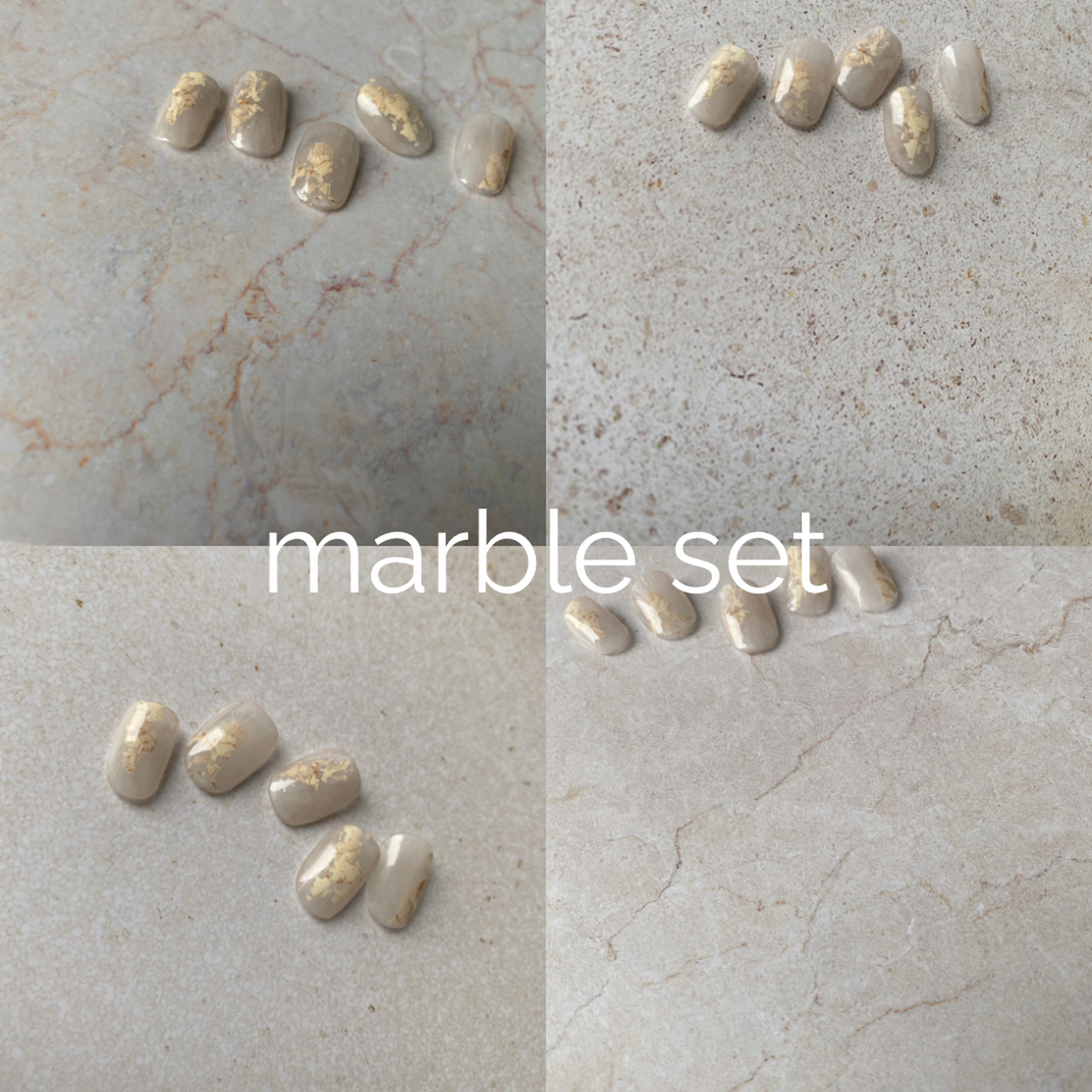 [Ready to ship] marble set (E) A3size large size photogenic sheet 4set LVS122LE