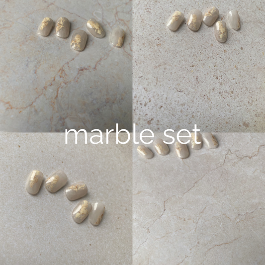 [即納品]　marble set (E)  A4size photogenic sheet 4set　LVS122E