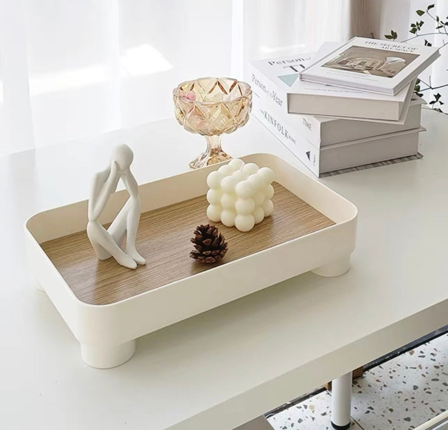 [Ready to ship] nail stand base white LVS670WW