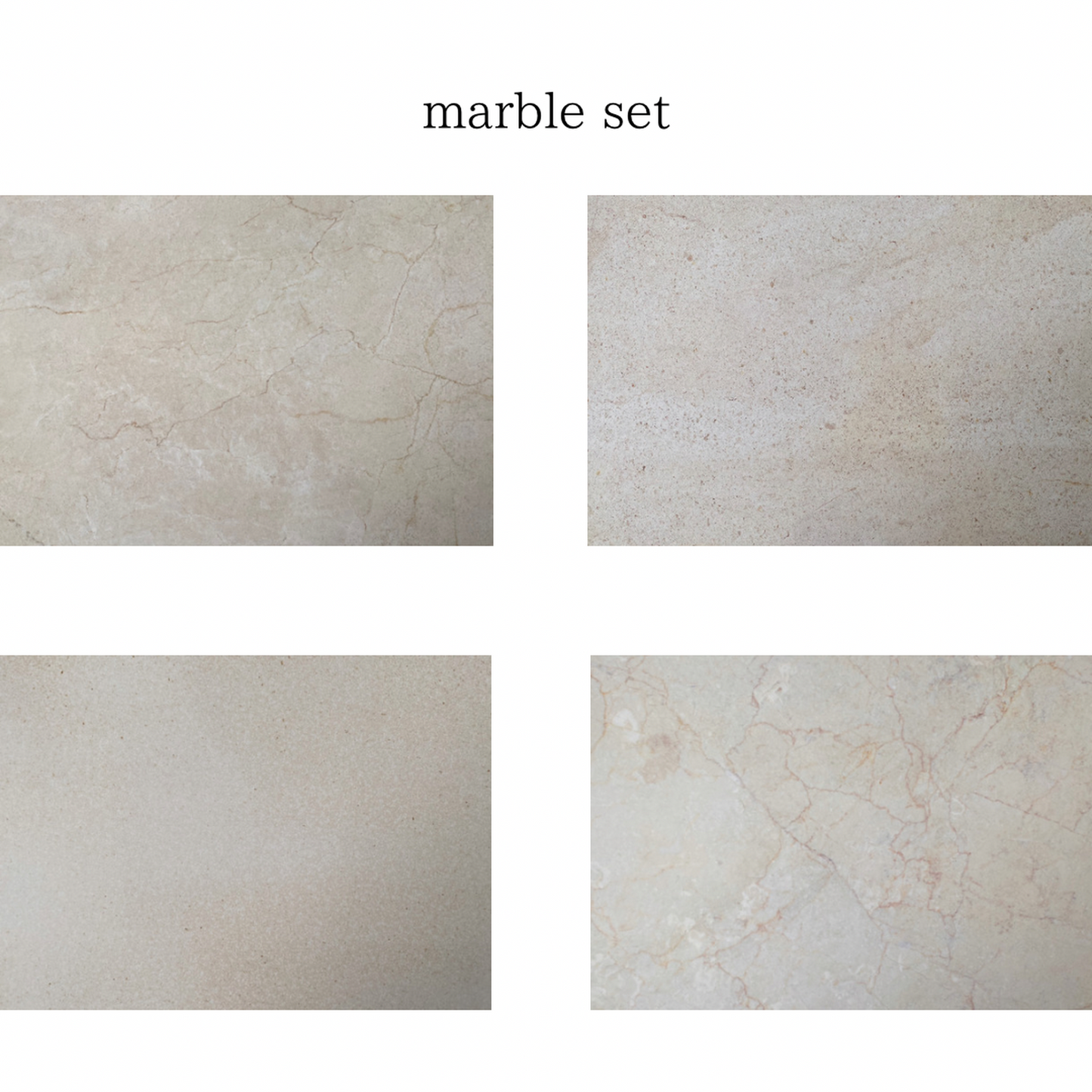[Ready to ship] marble set (E) A3size large size photogenic sheet 4set LVS122LE
