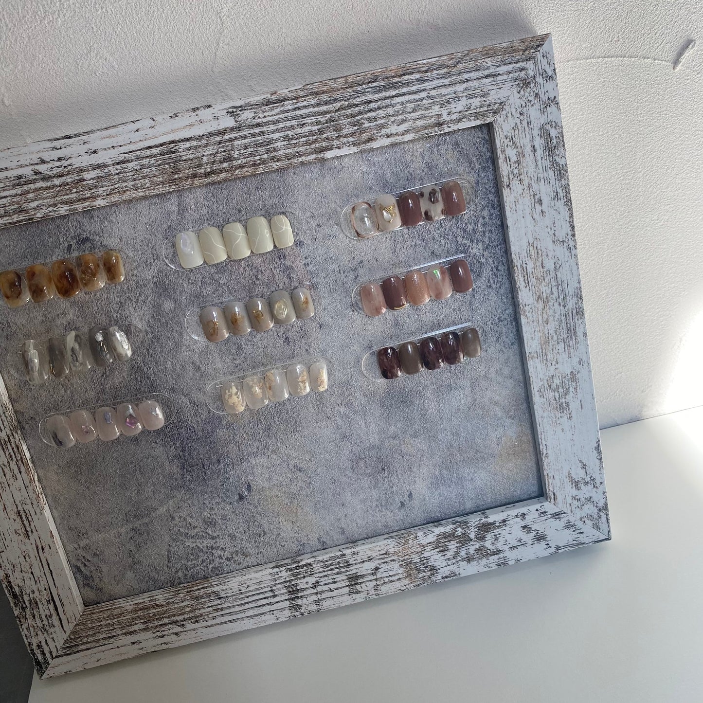 【즉납품】vintage taste 화이트 마그넷식 디스플레이 플레이트 10장 첨부 LVS902MW LVS900M10