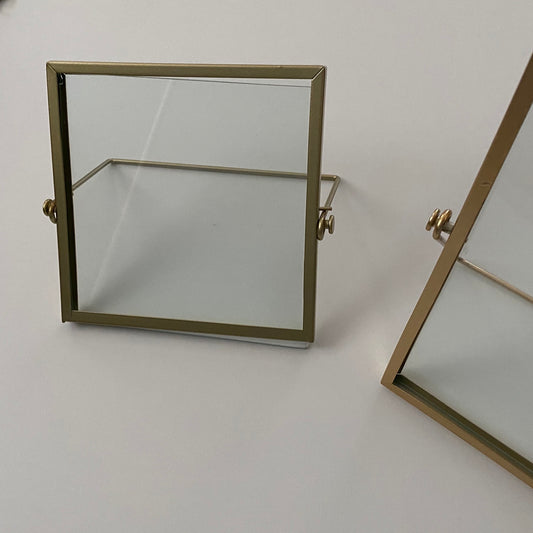 [Ready to ship] display stand gold square nail material display LVS441GDS