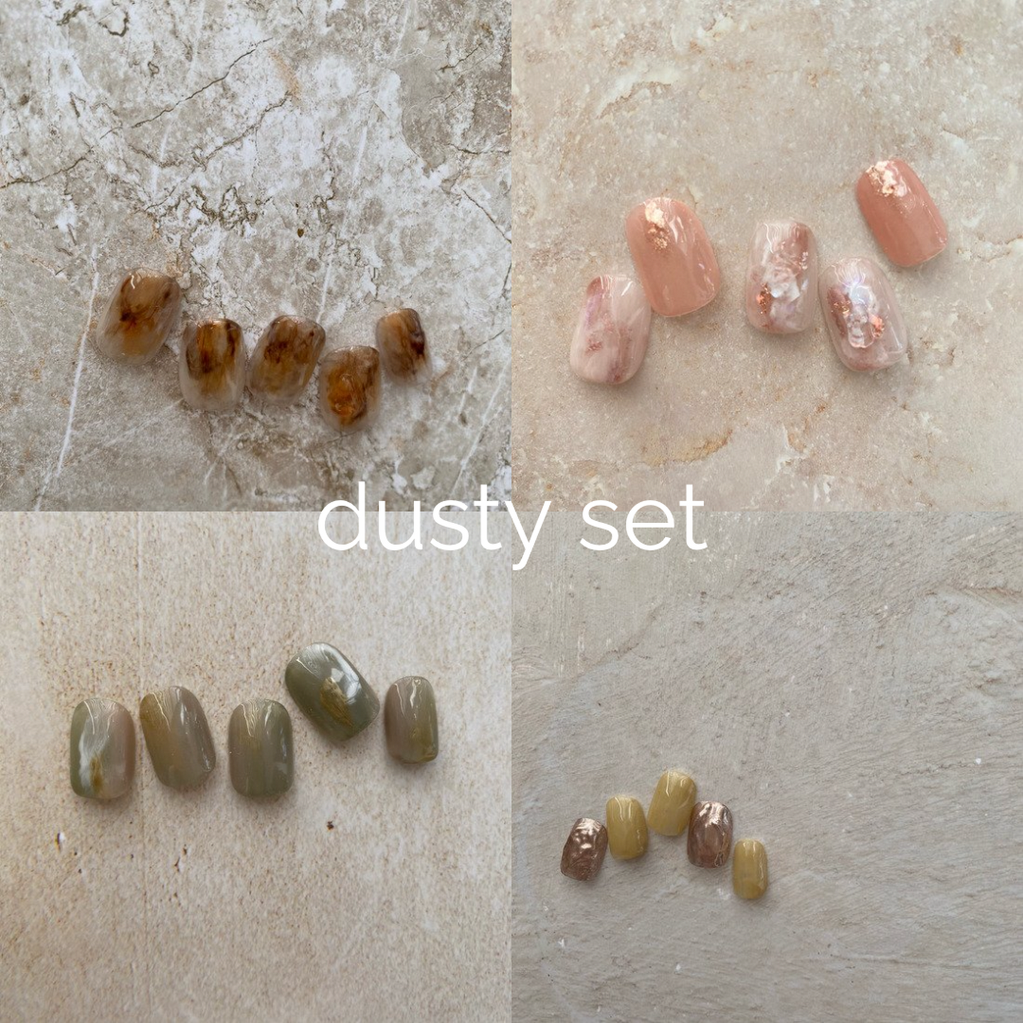 [Ready to ship] dusty set(C) A3size large size photogenic sheet 4set LVS122LC